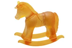 Vessière Cristaux Bestiaire|Animaux Cristal|Cheval à bascule ambre daum