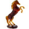 Vessière Cristaux Editions D’Art|Bestiaire|Cheval fougeux ambre daum