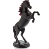 Vessière Cristaux Editions D’Art|Bestiaire|Cheval fougeux noir daum