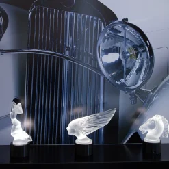 Vessière Cristaux Bestiaire|Animaux Cristal|Cheval longchamp lumineux lalique