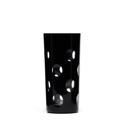 Vessière Cristaux Art De La Table|Verre Cristal Couleur|Chope cristal noir pastille