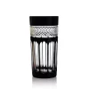 Vessière Cristaux Verre En Cristal Taillé|Art De La Table|Chope cristal noir pénombre
