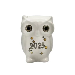 Vessière Cristaux Animaux|Animaux Cristal|Chouette blanc 2025 Émaux de Longwy 500 ex