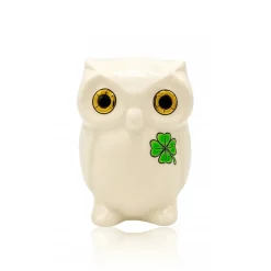 Vessière Cristaux Animaux|Animaux Cristal|Chouette blanc Lucky Émaux de Longwy