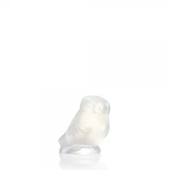 Vessière Cristaux Animaux Cristal|Sculptures Et Figurines|Chouette nyctal opale lalique