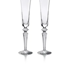 Vessière Cristaux Art De La Table|Flûte Champagne|Coffret 2 flutissimo mille nuits baccarat