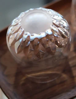 Vessière Cristaux Art De La Table|Verre À Pied|Coffret 2 gobelets café long Folia + plateau Saint-Louis