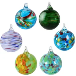 Vessière Cristaux Décoration|Ornements Cristal|Coffret boules « Noël des Merveilles » X6