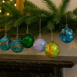 Vessière Cristaux Décoration|Ornements Cristal|Coffret boules « Noël des Merveilles » X6