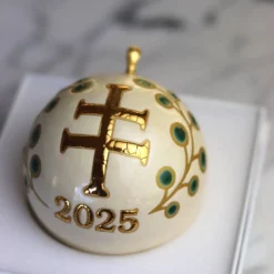 Vessière Cristaux Ornements Cristal|Décorations De Noël|Coffret de 2 Boules de Noël Croix de Lorraine 2025 Vessière X Longwy