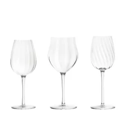 Vessière Cristaux Art De La Table|Coffrets Verres Cristal|Coffret de 3 verres twist 1586 saint-louis
