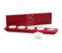 Vessière Cristaux Bougies Baccarat|Coffret de bougies tea-lights rouge 540