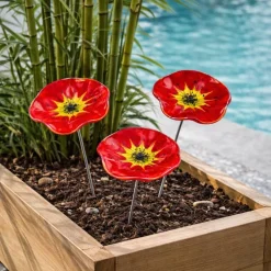 Vessière Cristaux Fleurs Cristal|Coffret printemps fleurs d’extérieurs X3