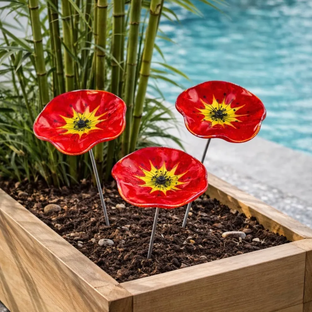 Vessière Cristaux Fleurs Cristal|Coffret printemps fleurs d’extérieurs X3