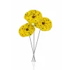 Vessière Cristaux Décoration|Fleurs Cristal|Coffret printemps pm fleurs d’extérieurs X3 jaune