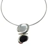 Vessière Cristaux Pendentifs Cristal|Pendentifs|Collier clair noir belissia