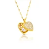 Vessière Cristaux Pendentifs Cristal|Pendentifs|Collier cœur mon trésor