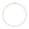 Vessière Cristaux Colliers Cristal|Colliers|Collier de perles ras de cou bohème turquoise