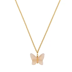 Vessière Cristaux Bijoux|Colliers Cristal|Collier papillon lalique