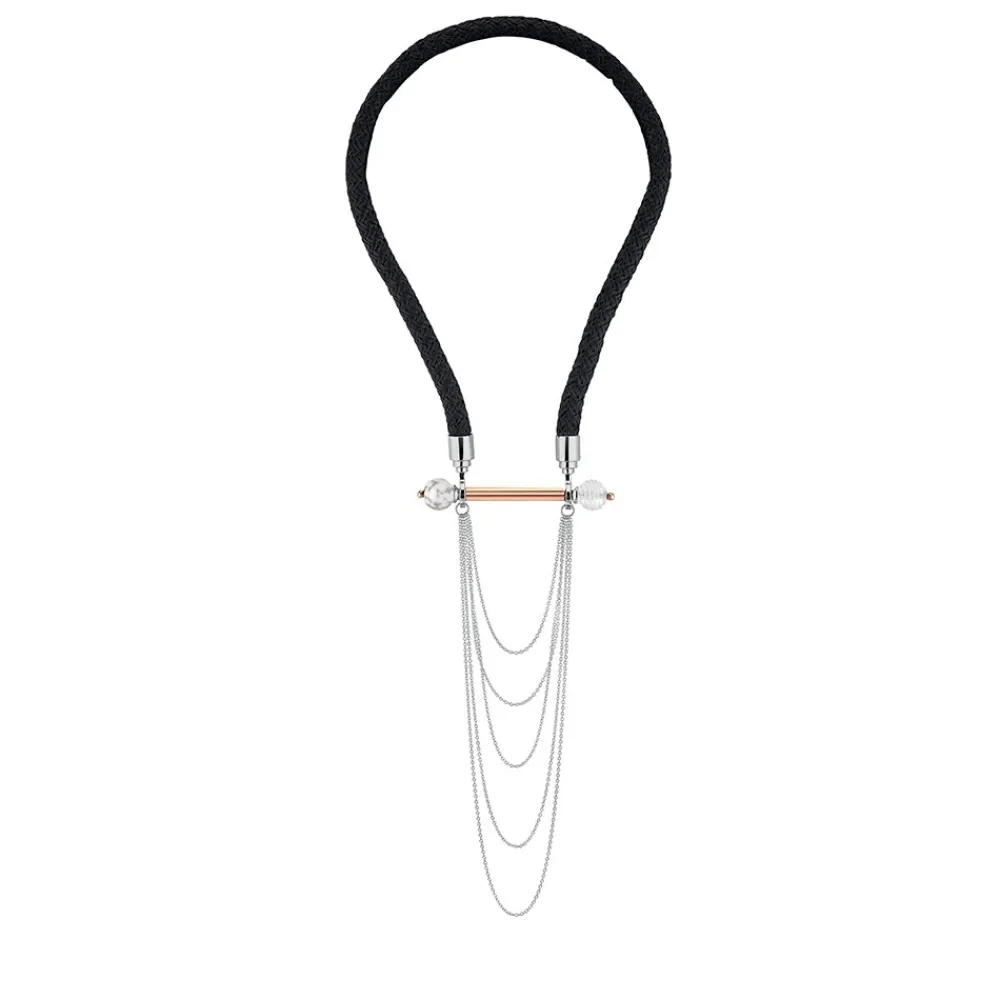 Vessière Cristaux Bijoux|Colliers Cristal|Collier style 1928 lalique