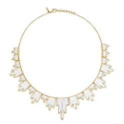 Vessière Cristaux Bijoux|Colliers Cristal|Collier Terramineral 21 cristaux Lalique