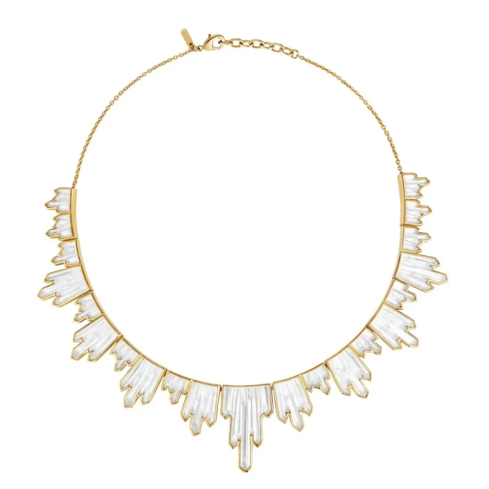 Vessière Cristaux Bijoux|Colliers Cristal|Collier Terramineral 21 cristaux Lalique