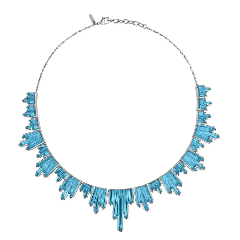 Vessière Cristaux Bijoux|Colliers Cristal|Collier Terramineral 21 cristaux Lalique