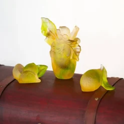 Vessière Cristaux Editions D’Art|Éditions D’Art Cristal|Composition décorative citron Daum
