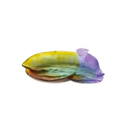 Vessière Cristaux Bestiaire|Coupelles Cristal|Coupe caméléon daum