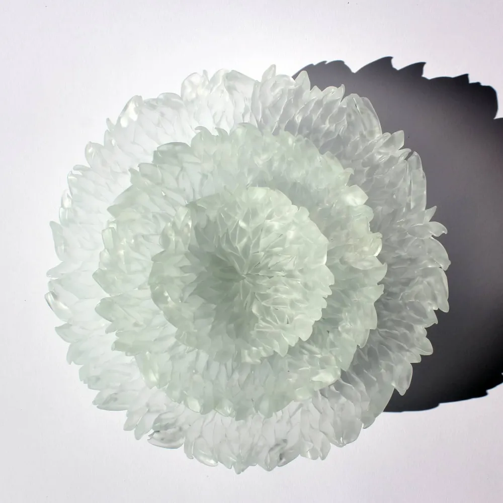 Vessière Cristaux Coupes, Coupelles Et Photophores|Coupelles Cristal|Coupe en verre par Aline Thibault (vert d’eau)