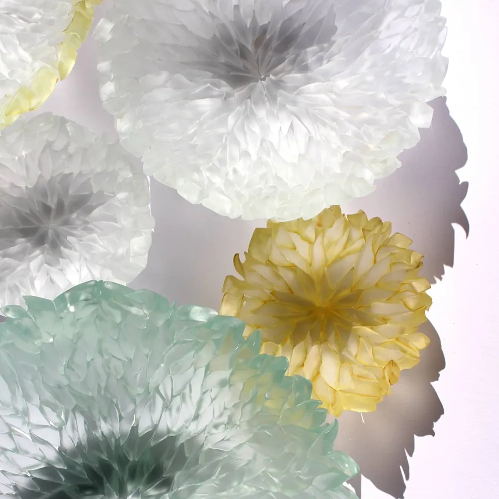 Vessière Cristaux Coupes, Coupelles Et Photophores|Coupelles Cristal|Coupe en verre par Aline Thibault (vert d’eau)