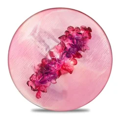 Vessière Cristaux Coupes Cristal|Coupe fleur d’orchidee daum