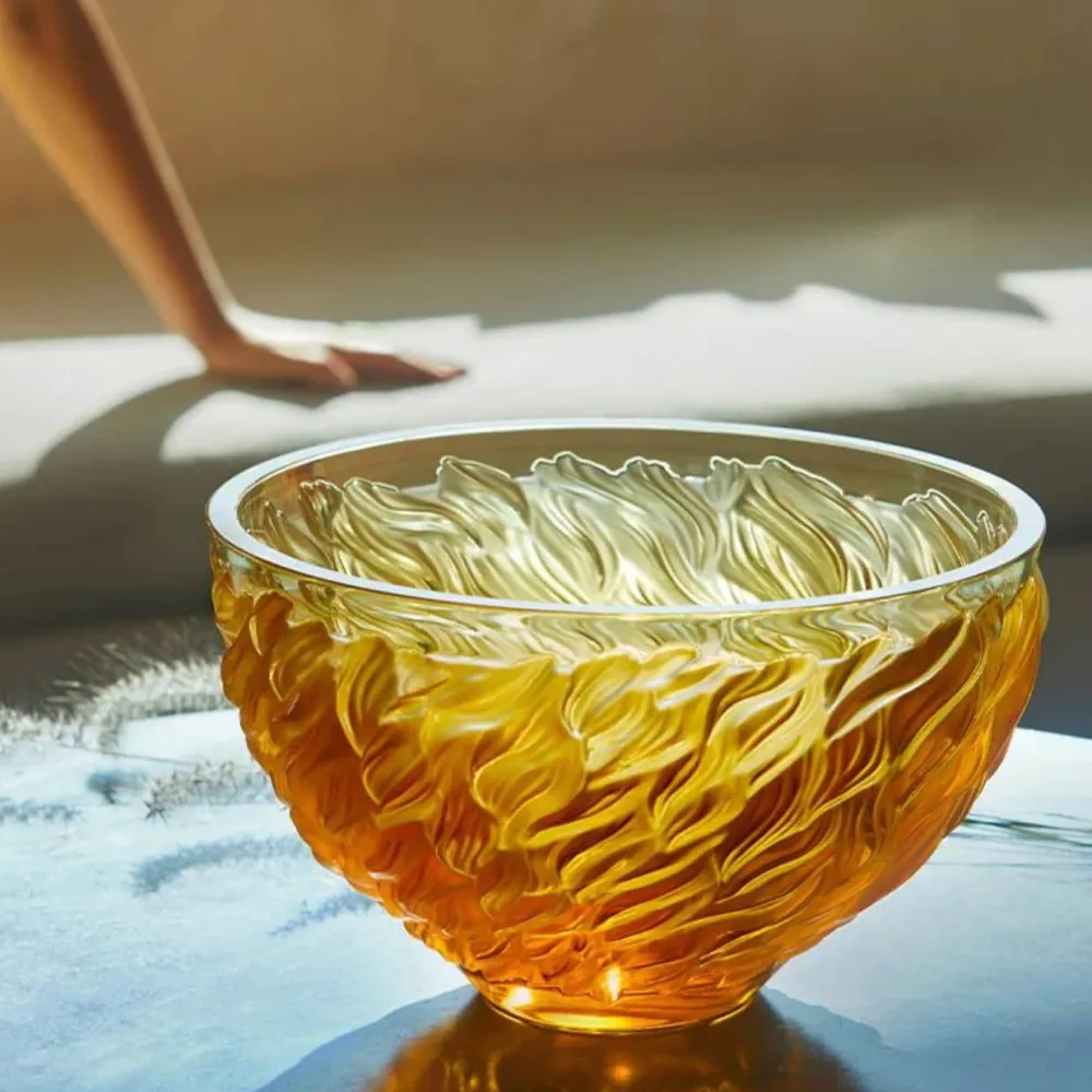 Vessière Cristaux Coupes, Coupelles Et Photophores|Coupes Cristal|Coupe fourrure Lalique