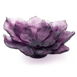 Vessière Cristaux Coupes Cristal|Coupe grand modèle camelia daum