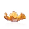 Vessière Cristaux Coupes Cristal|Coupe tulipe ambre daum
