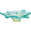Vessière Cristaux Coupes Cristal|Coupe turquoise amaryllis daum