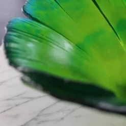 Vessière Cristaux Coupes Cristal|Coupe vert ginkgo daum