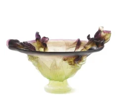 Vessière Cristaux Coupes Cristal|Coupe vert iris daum