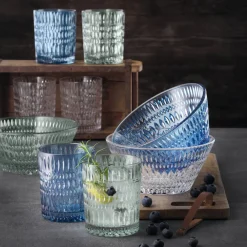 Vessière Cristaux Coupes, Coupelles Et Photophores|Coupes Cristal|Coupelle Ethno bleu Nachtmann