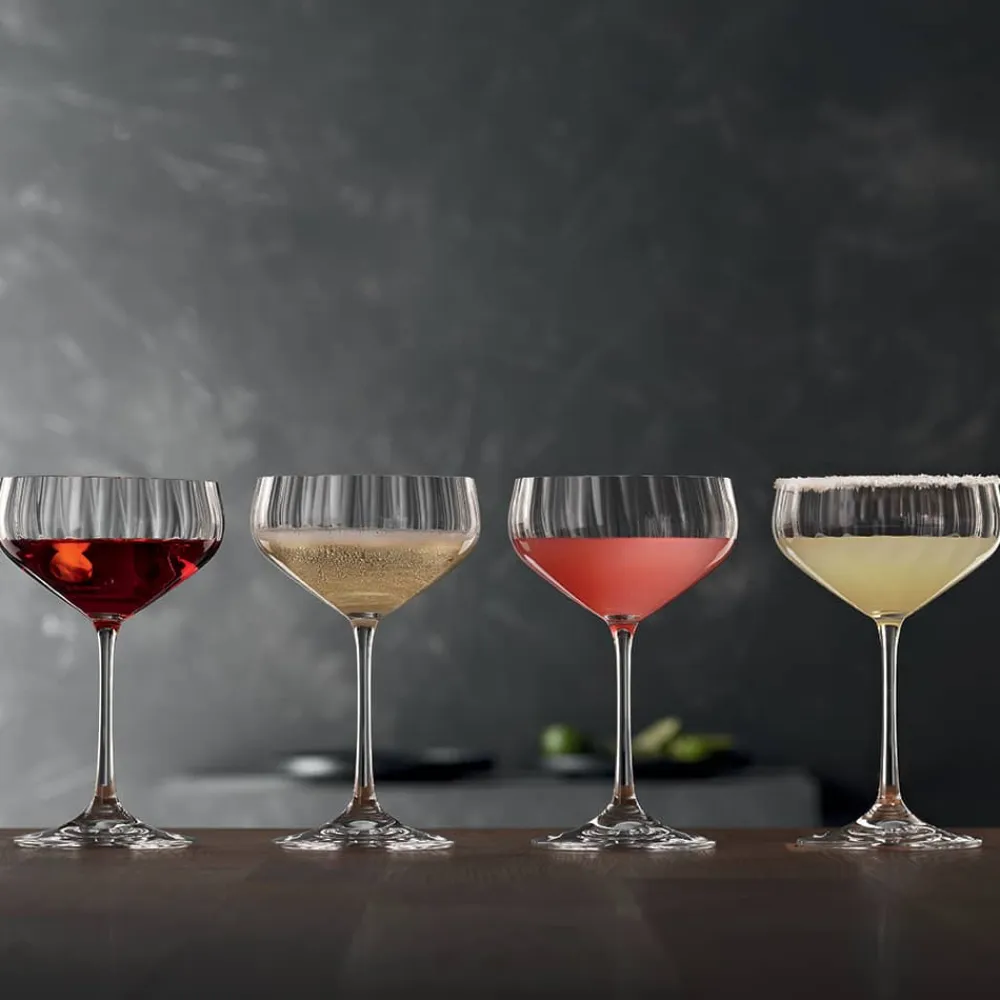 Vessière Cristaux Flûte Champagne|Verre Cristal|Coupes à champagne lifestyle x4 spiegelau