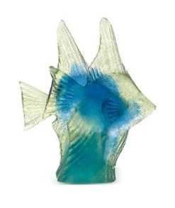 Vessière Cristaux Bestiaire|Animaux Cristal|Couple de poissons daum