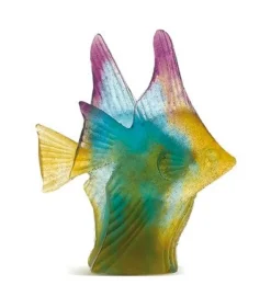 Vessière Cristaux Animaux Cristal|Bestiaire|Couple de poissons daum