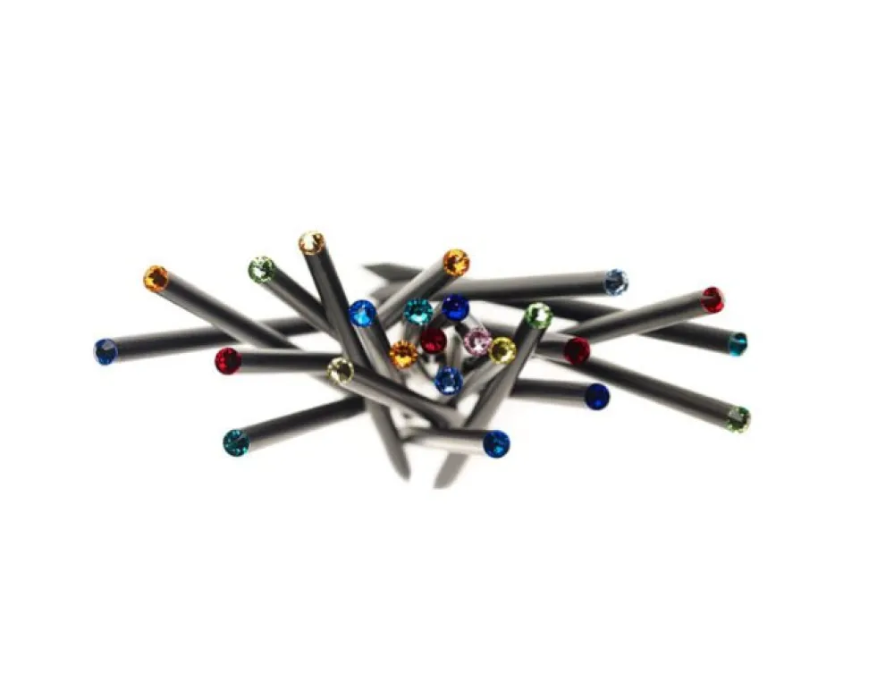 Vessière Cristaux Accessoires Cristal|Crayon de papier cristal