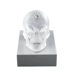 Vessière Cristaux Sculptures Et Figurines|Sculptures Cristal|Crâne eternal Sleep Damien Hirst & Lalique 2017 cire perdue