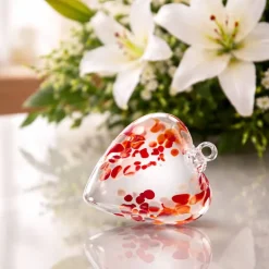 Vessière Cristaux Décoration|Cœur St-Valentin en cristal de Lorraine