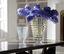 Vessière Cristaux Vases|Vases|Eye vase ovale clair baccarat