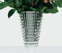 Vessière Cristaux Vases|Vases|Eye vase ovale clair baccarat
