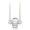 Vessière Cristaux Coupes, Coupelles Et Photophores|Photophores, Bougeoirs Cristal|Faunacrystopolis bougeoir singe baccarat