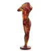 Vessière Cristaux Editions D’Art|Sculptures Cristal|Femme au Chandail Nadine Enakieff Daum