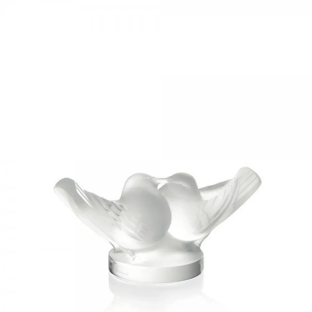 Vessière Cristaux Sculptures Et Figurines|Bestiaire|Figurine 2 colombes G.M lalique